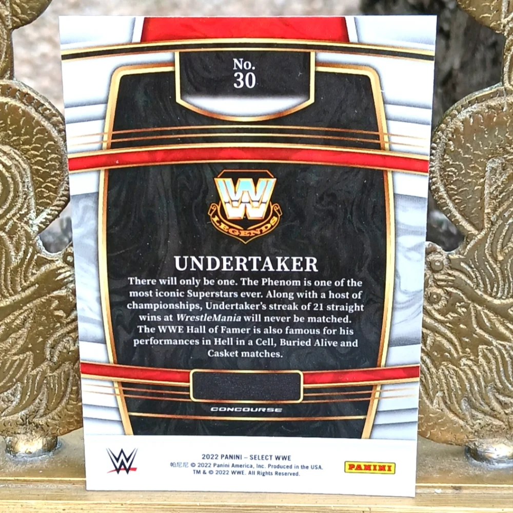 WWE WRESTLING Select Trading Cards - The Rock and Undertaker COLLECTIBLE